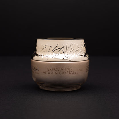 Exfoliating Vitamin Crystals