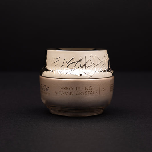 Exfoliating Vitamin Crystals